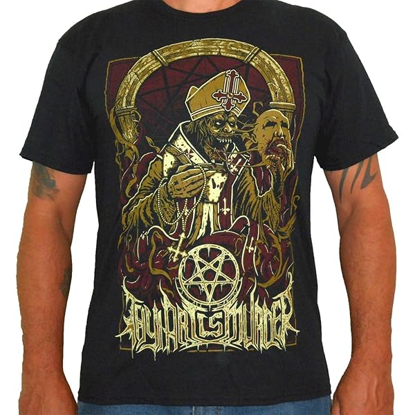 Amazon.com: Thy Art is Murder (The Adversary) Men's T-Shirt Black